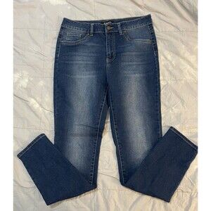 Classic Women's Dark Blue Stretch Jeans
